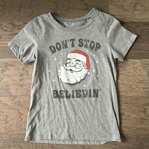 Don’t Stop Believing- XS holiday tee